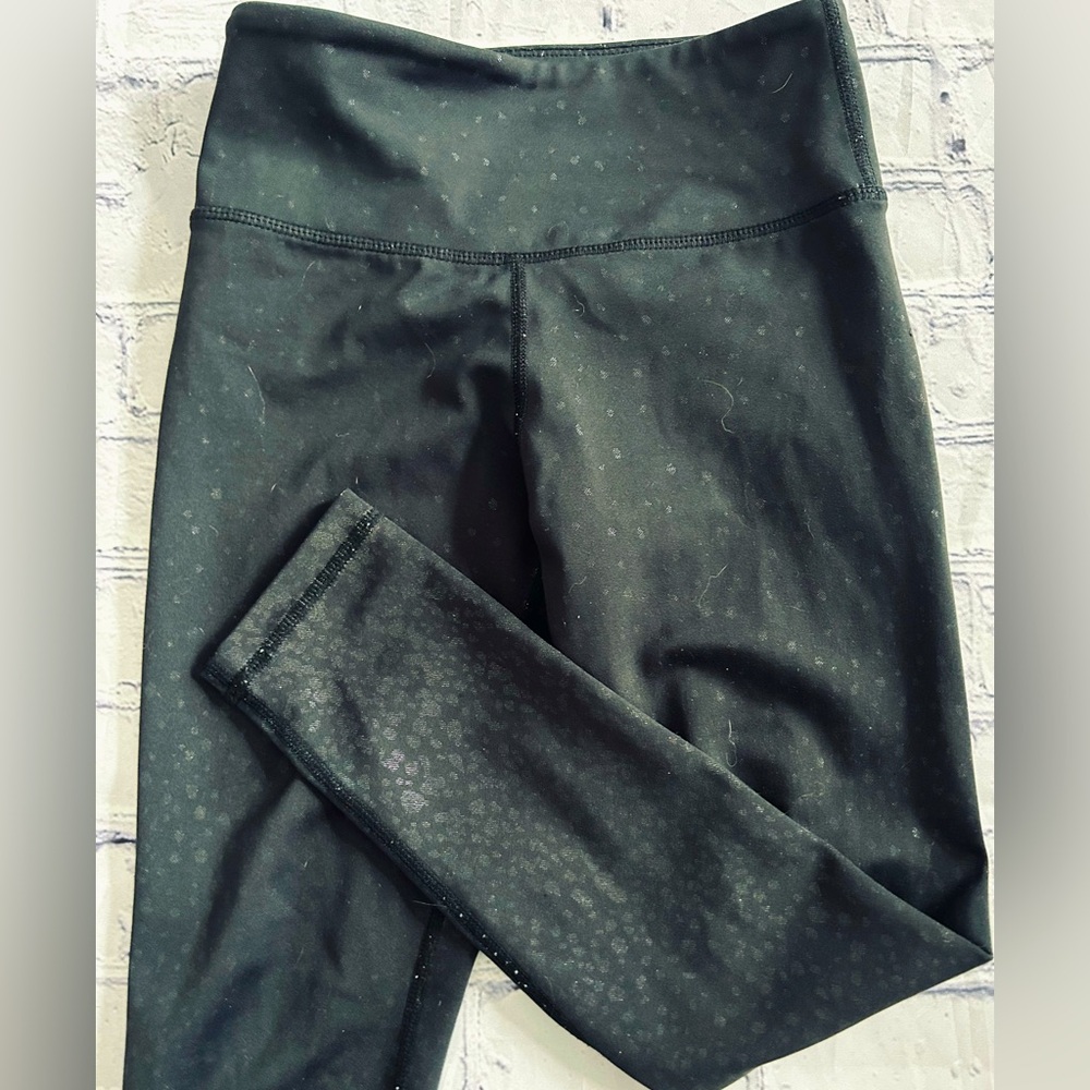ZYIA girls high waisted size 8/9 black leggings